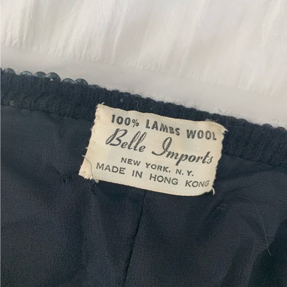 NWT vintage sequin bomber style zip jacket - size XS/S - Picture 4 of 6